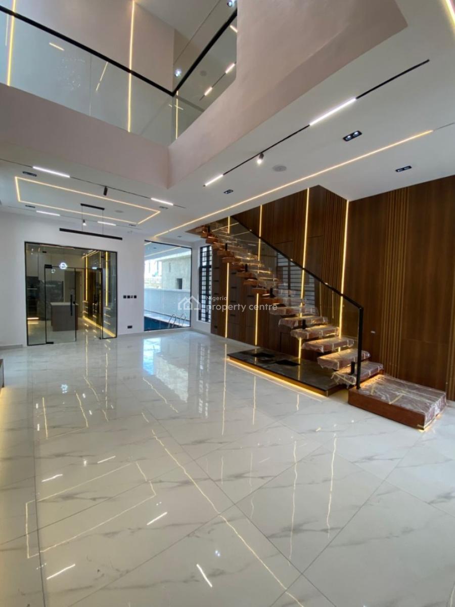 a Lovely 5 Bedroom Fully Detached Duplex + Bq, Cinema, Pool, Ikota, Lekki, Lagos, Detached Duplex for Sale