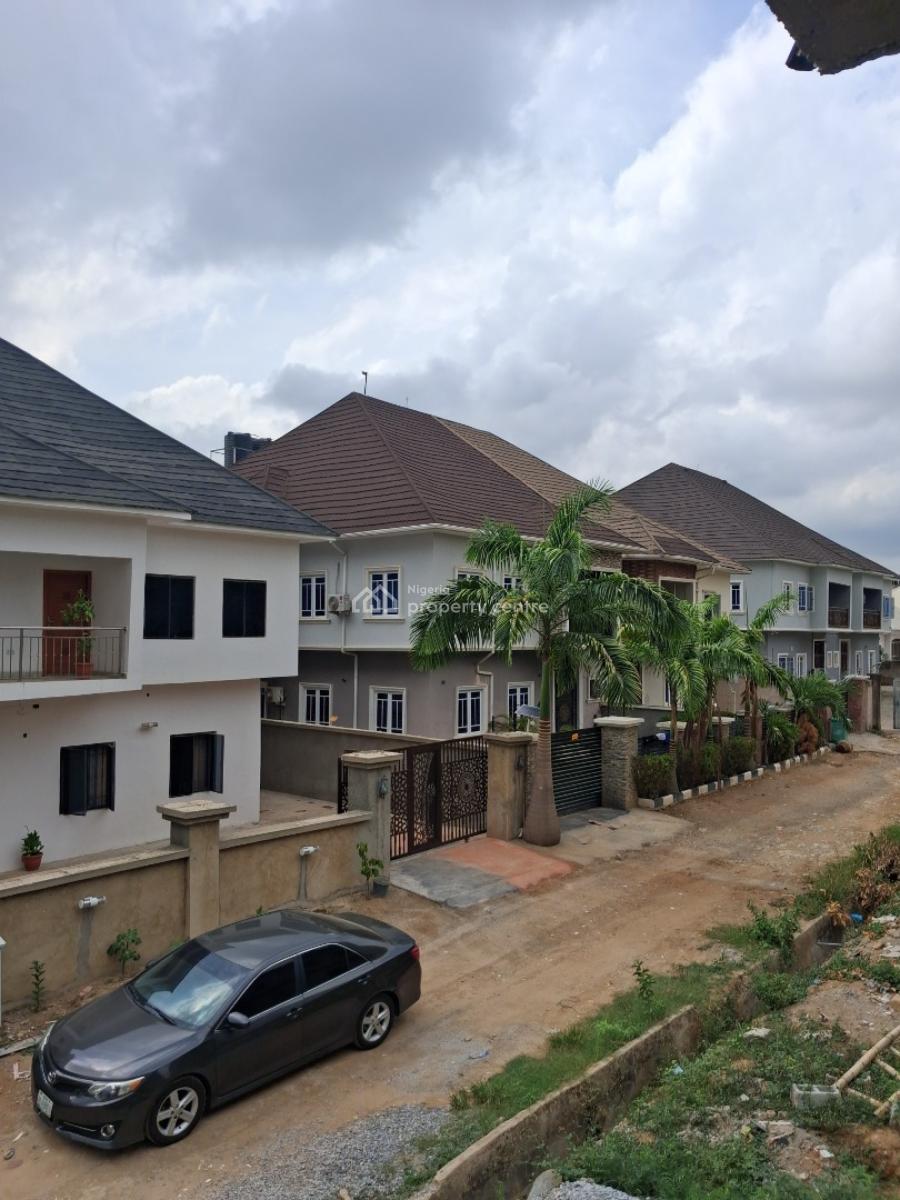 4 Bedroom Semi Detached Duplex Carcass in an Estate, Along Voice of Nigeria Road, Lugbe, Abuja, Lugbe District, Abuja, Semi-detached Duplex for Sale