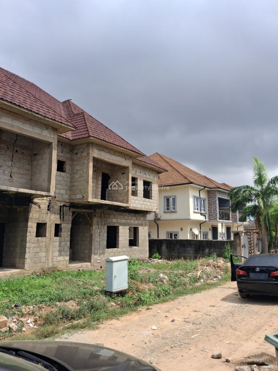 2 Units of 4 Bedroom Semi Detached Duplex with 2 Parlours Each, Along Voice of Nigeria Road, Lugbe Airport Road, Abuja, Lugbe District, Abuja, Semi-detached Duplex for Sale