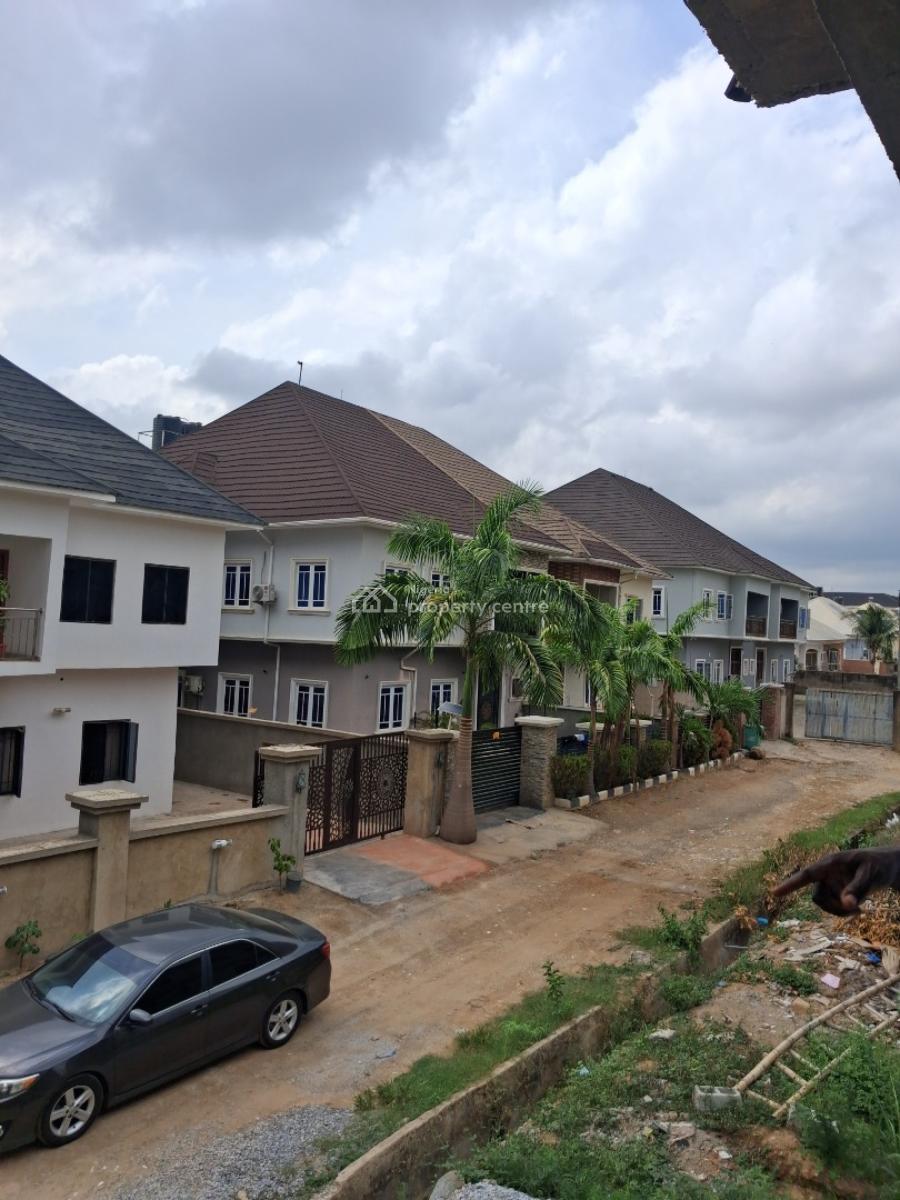 2 Units of 4 Bedroom Semi Detached Duplex with 2 Parlours Each, Along Voice of Nigeria Road, Lugbe Airport Road, Abuja, Lugbe District, Abuja, Semi-detached Duplex for Sale