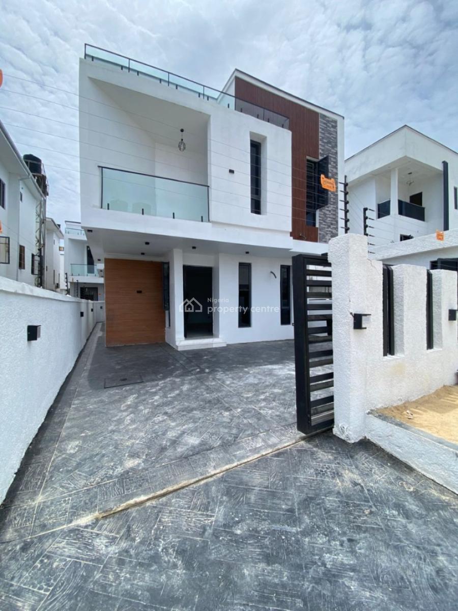 a Beautiful 5 Bedroom Fully Detached Duplex with a Room Bq, Ikota, Lekki, Lagos, Detached Duplex for Sale