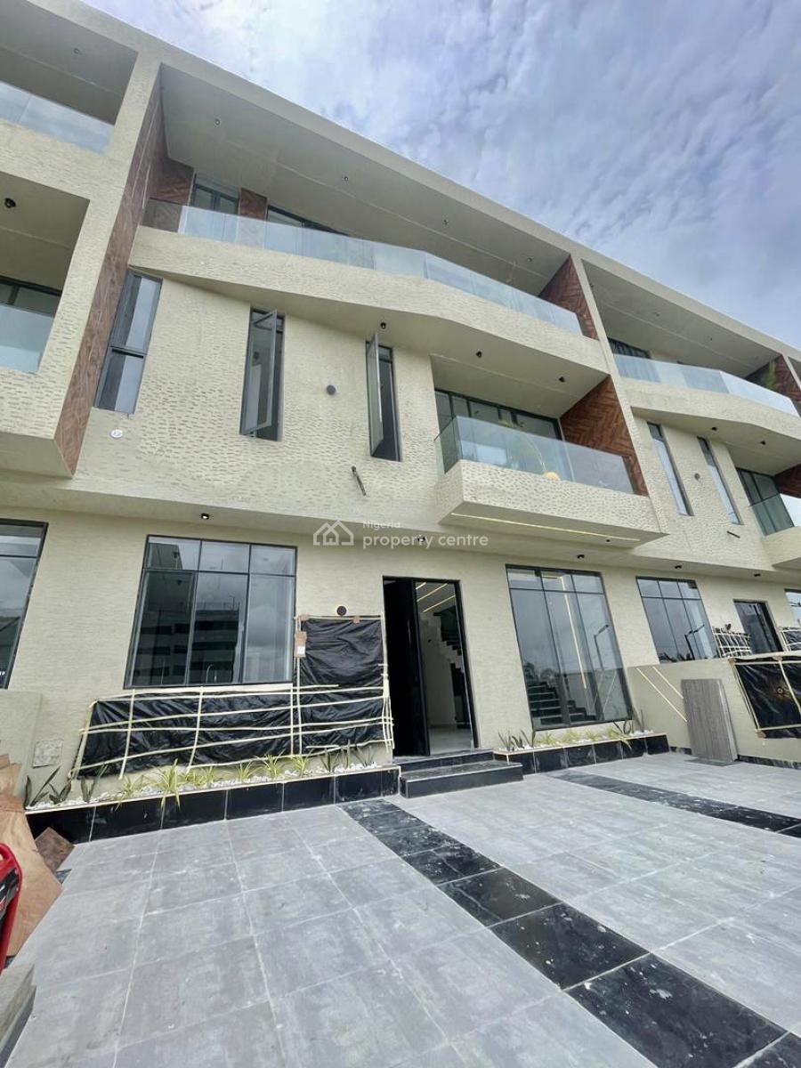 Contemporary Automated 4 Bedroom Terrace Duplex with Self Compound, Lekki Phase 1, Lekki, Lagos, Terraced Duplex for Sale