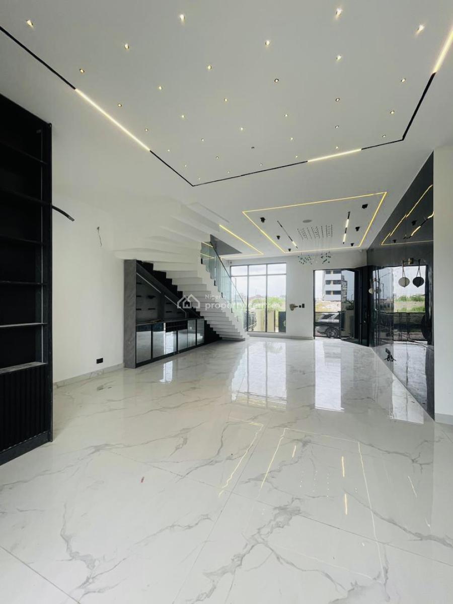 Contemporary Automated 4 Bedroom Terrace Duplex with Self Compound, Lekki Phase 1, Lekki, Lagos, Terraced Duplex for Sale