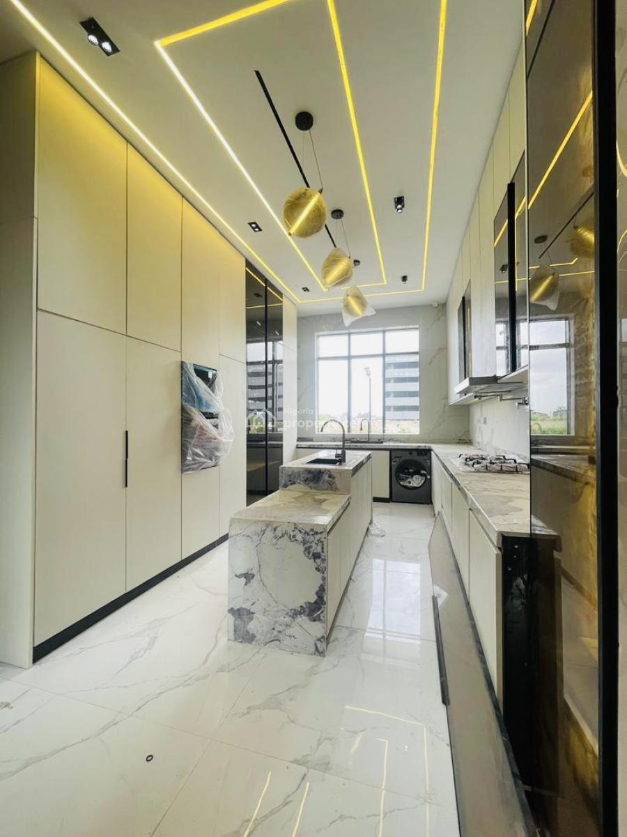 Contemporary Automated 4 Bedroom Terrace Duplex with Self Compound, Lekki Phase 1, Lekki, Lagos, Terraced Duplex for Sale