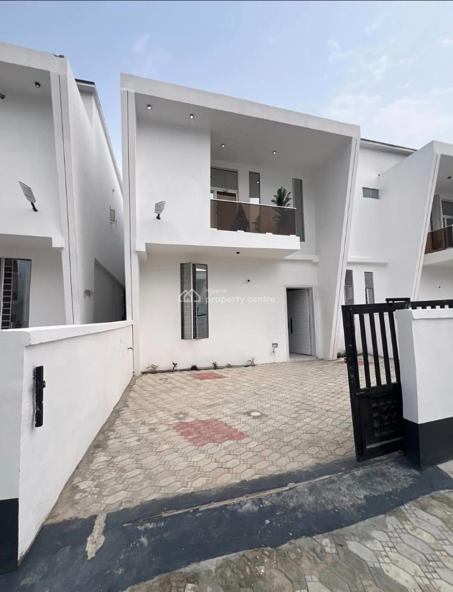 Self Service 4bedroom Semi Detached Duplex with Bq, Ikota By Bis, Ikota, Lekki, Lagos, Semi-detached Duplex for Rent