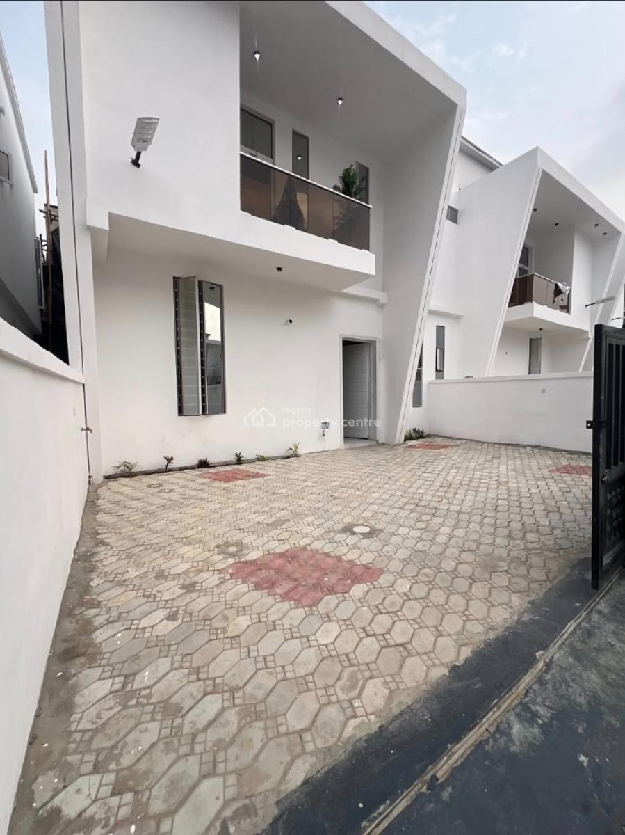 Self Service 4bedroom Semi Detached Duplex with Bq, Ikota By Bis, Ikota, Lekki, Lagos, Semi-detached Duplex for Rent