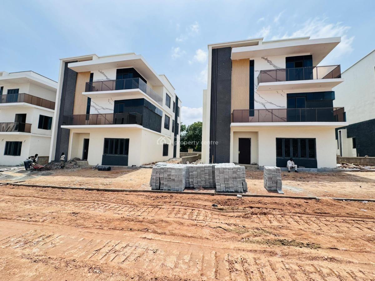 a Newly Built Spacious 5-bedroom Detached Duplex (carcass), Guzape District, Abuja, Detached Duplex for Sale