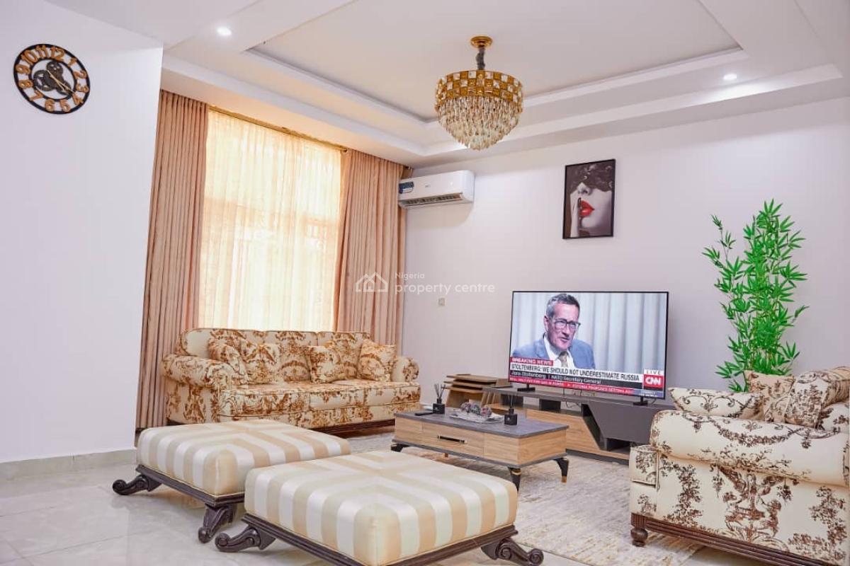 Luxury Furnished 4bedroom Terrace Duplex with Bq, Guzape District, Abuja, Terraced Duplex for Rent