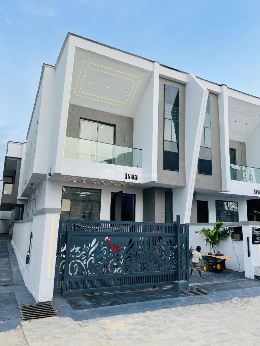 Contemporary 4 Bedroom Semi Detached Duplex with a Bq, Ikota Villa Estate, Ikota, Lekki, Lagos, Semi-detached Duplex for Sale