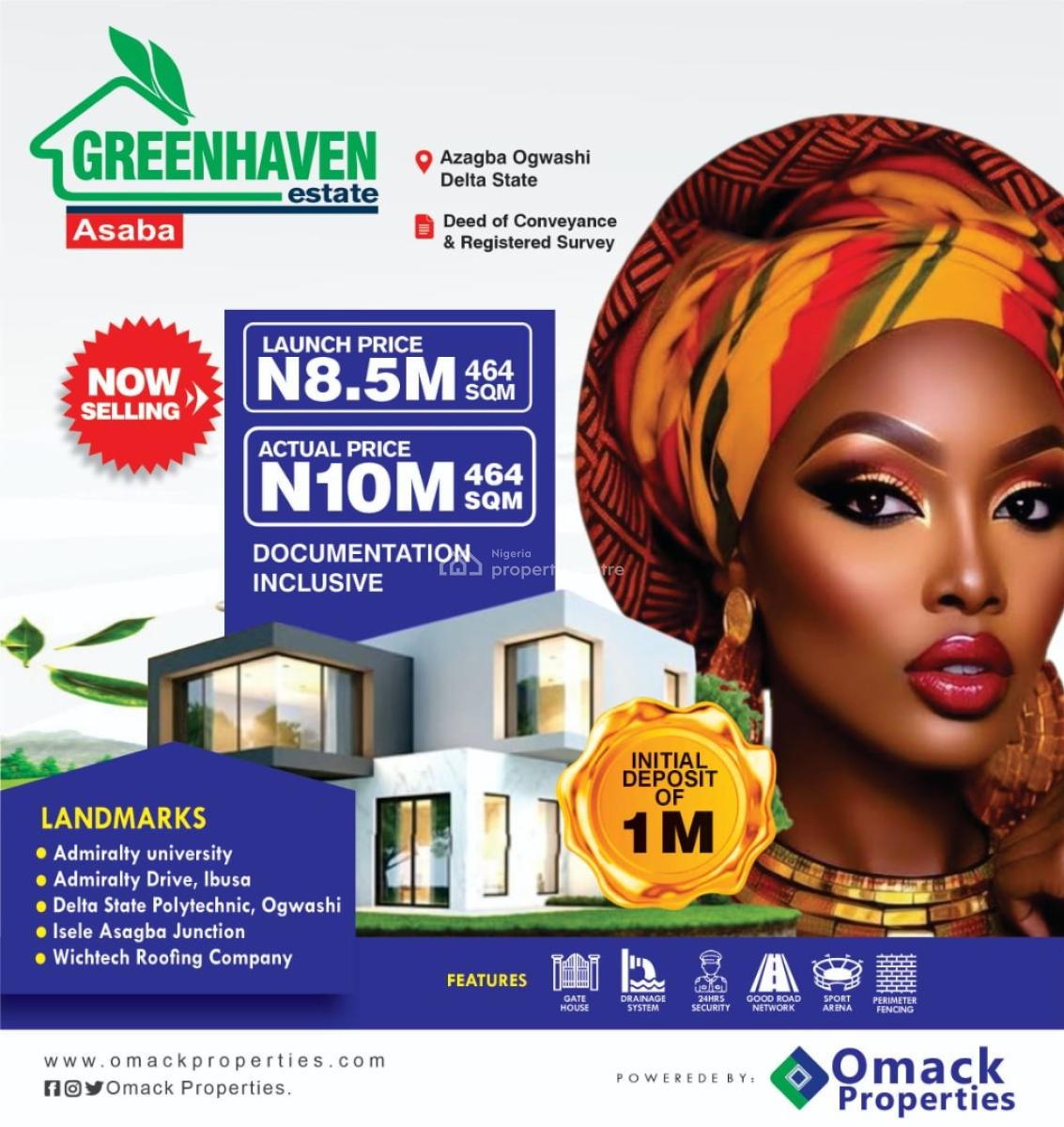 Land in a Serene Strategic Location for Investment, Lagos -benin Express Way, Issele-azagba, Asaba, Delta, Mixed-use Land for Sale