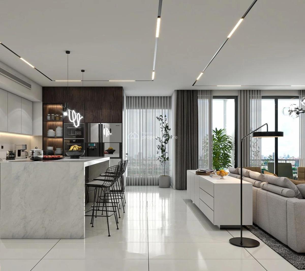 Luxury 3 Bedroom Apartment, Eko Atlantic City, Lagos, Block of Flats for Sale