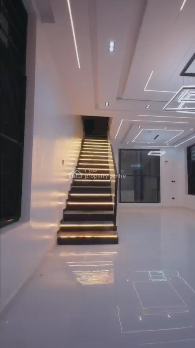 Automated 5 Bedrooms Fully Detached with Bq and Swimming Pool, Blenco, Sangotedo, Ajah, Lagos, Detached Duplex for Sale