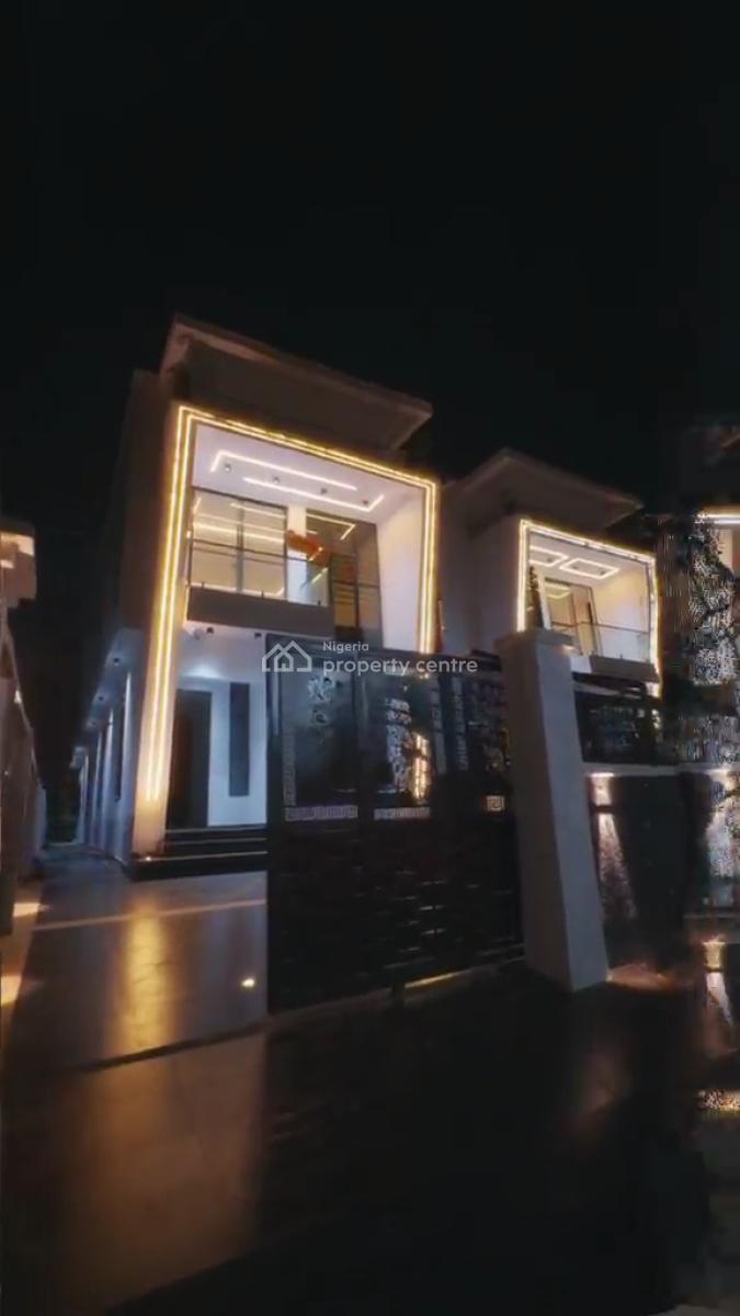 Automated 5 Bedrooms Fully Detached with Bq and Swimming Pool, Blenco, Sangotedo, Ajah, Lagos, Detached Duplex for Sale