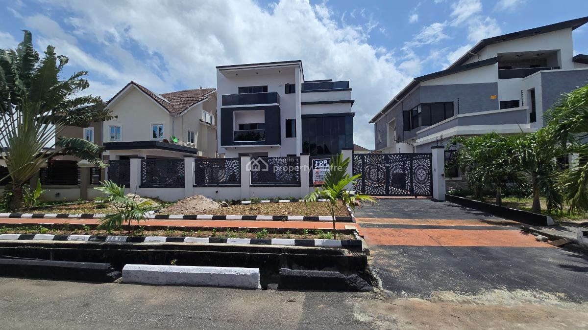 Luxury 6-bedroom Fully Detached House with Bq and Swimming Pool, Pinnock Beach Estate, Osapa London, Lekki, Lagos, Jakande, Lekki, Lagos, Detached Duplex for Sale