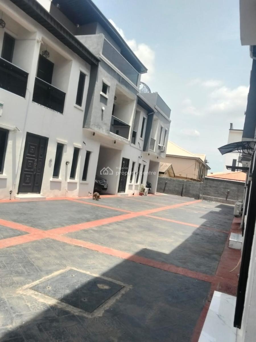 Relatively New 4 Bedroom Terraced Duplex with a Room Bq, Gra Phase 1, Magodo, Lagos, Terraced Duplex for Sale