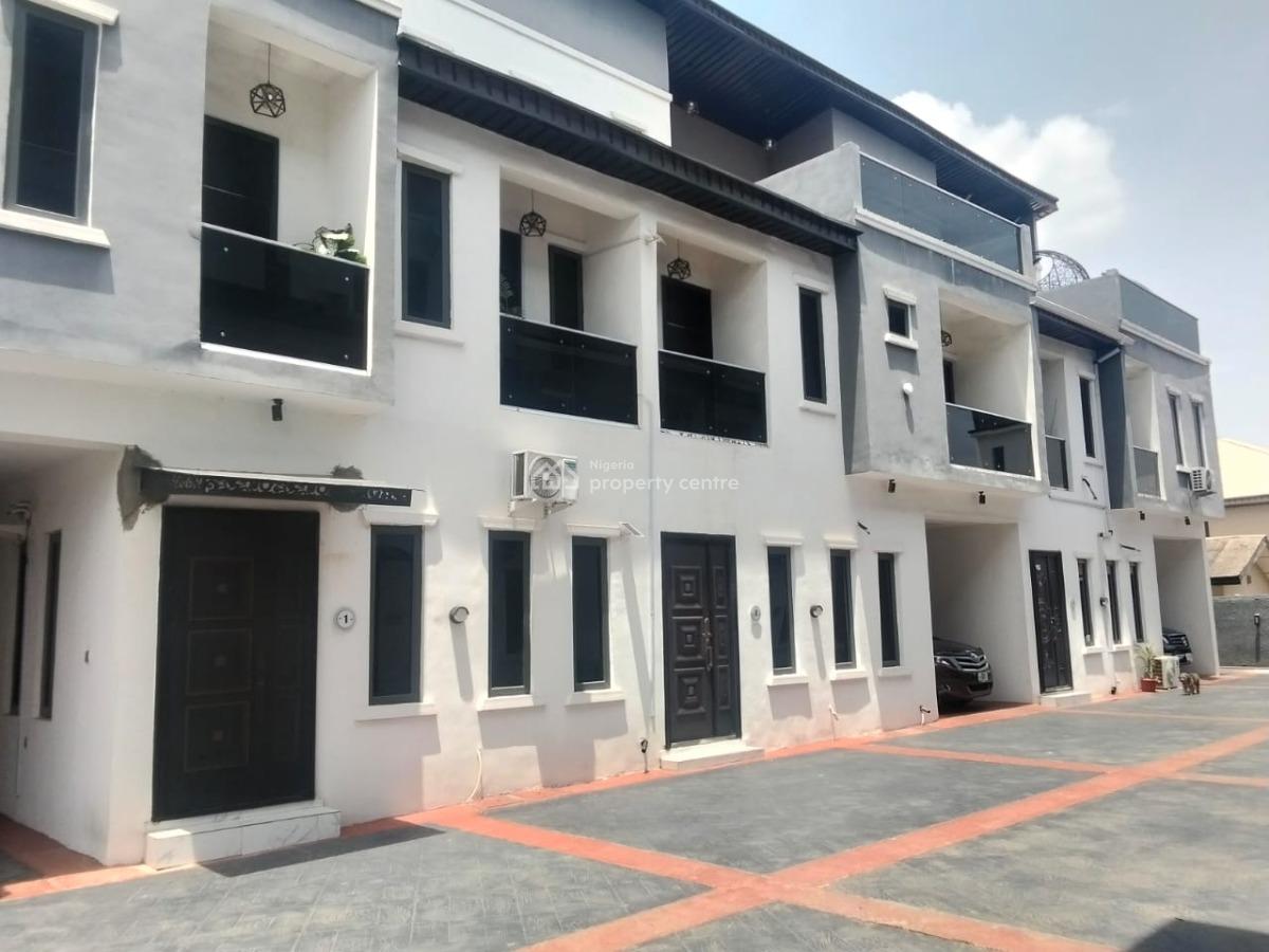 Relatively New 4 Bedroom Terraced Duplex with a Room Bq, Gra Phase 1, Magodo, Lagos, Terraced Duplex for Sale