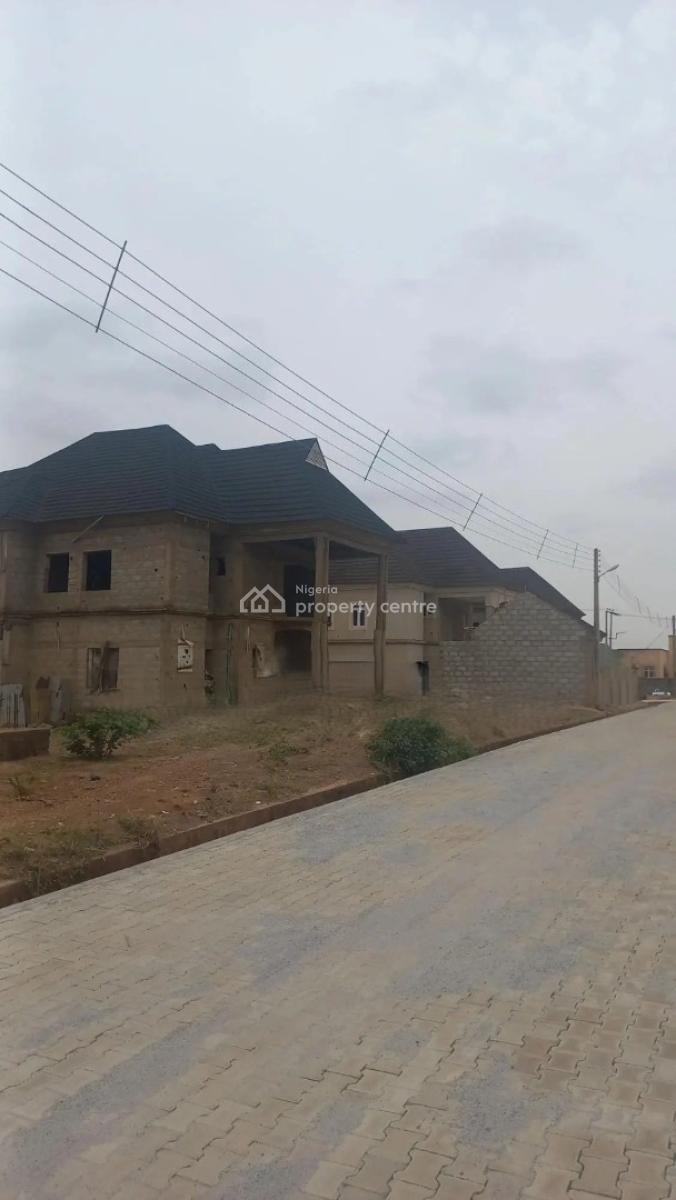 5 Bedroom Fully Detach Carcass Duplex, Lokogoma District, Abuja, Detached Duplex for Sale