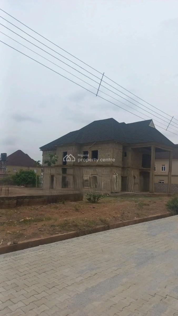 5 Bedroom Fully Detach Carcass Duplex, Lokogoma District, Abuja, Detached Duplex for Sale