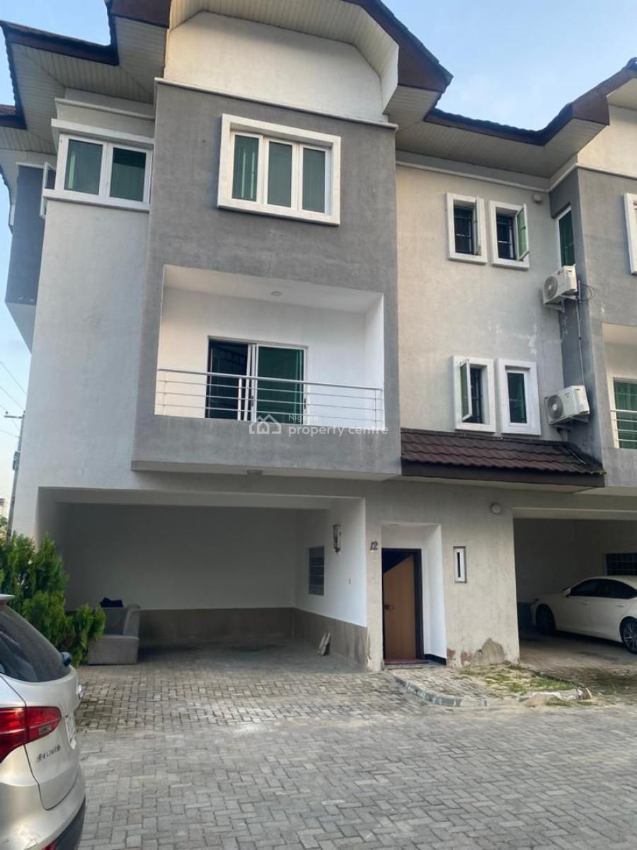 Tastefully Built 4 Bedroom Terrace with One Room Bq, Ikate, Lekki, Lagos, Flat / Apartment for Rent