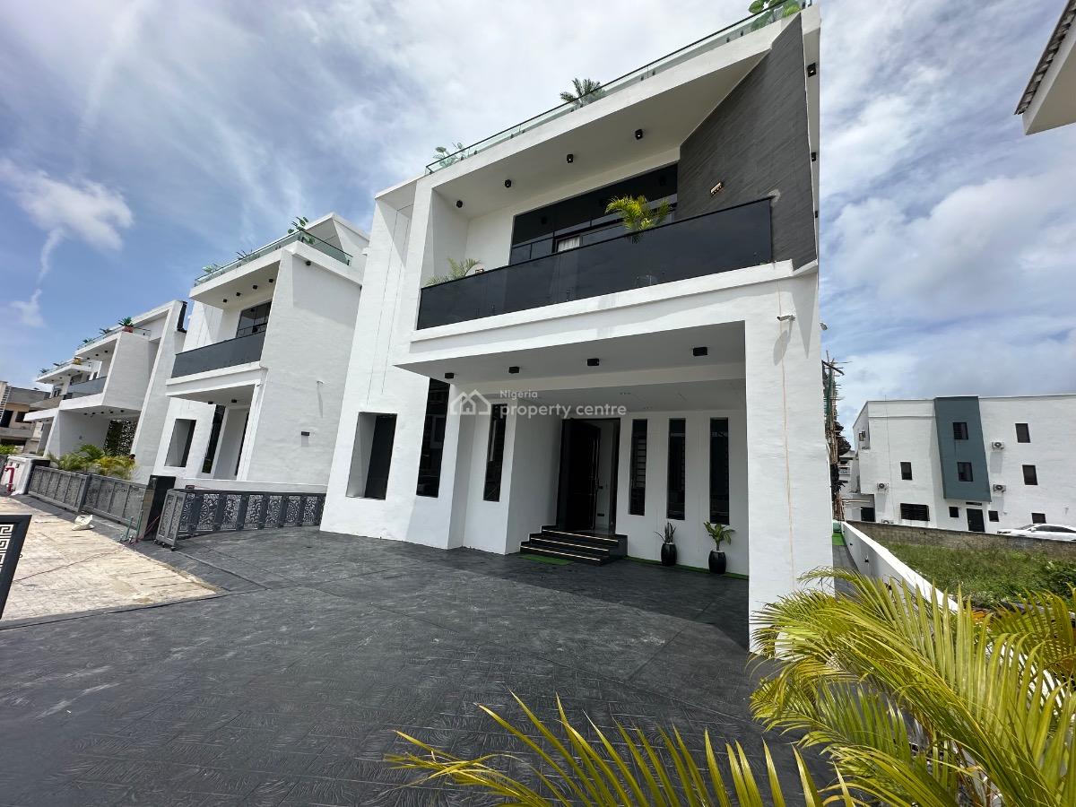 Vibrant 5 Bedroom Detached Duplex with a Swimming Pool, Gym House & Bq, Chevron Tollgate, Lekki, Lagos, Detached Duplex for Sale