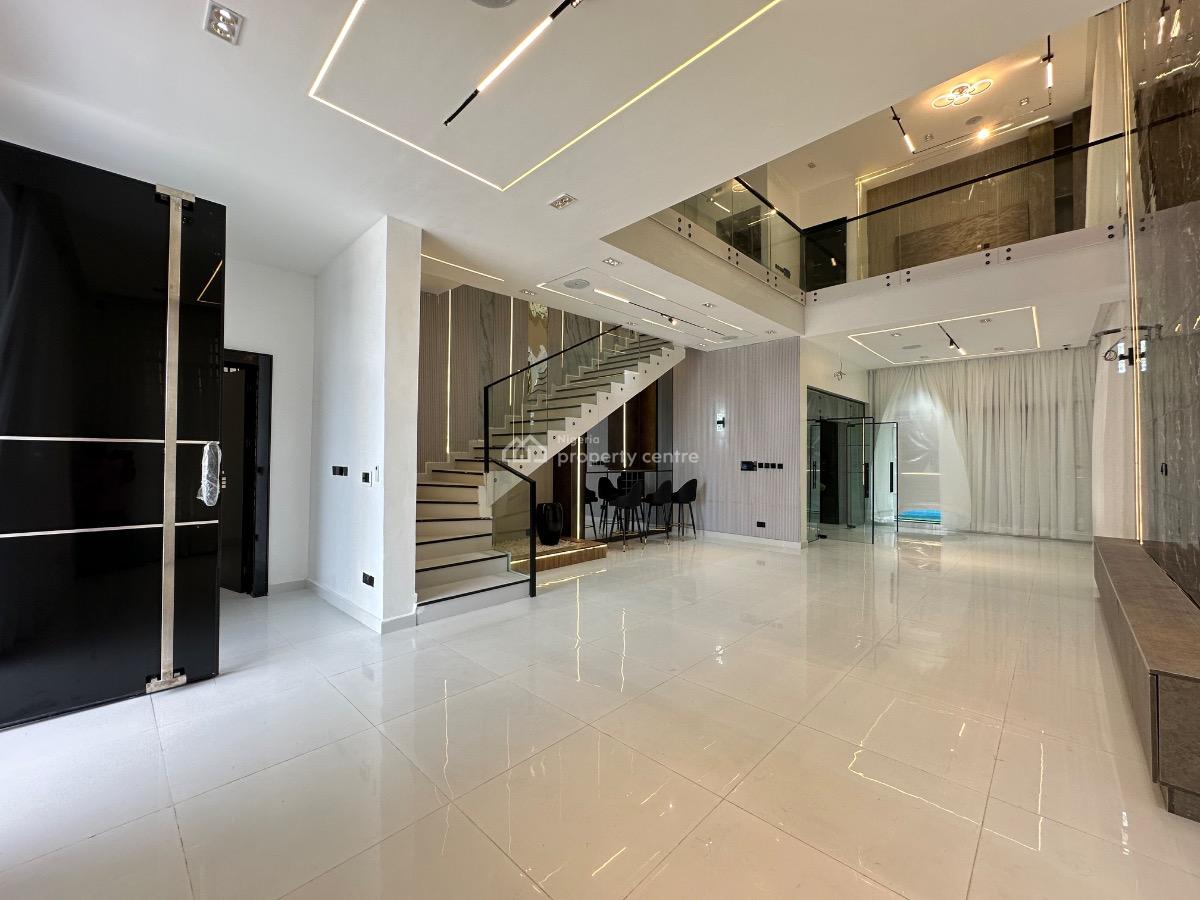 Vibrant 5 Bedroom Detached Duplex with a Swimming Pool, Gym House & Bq, Chevron Tollgate, Lekki, Lagos, Detached Duplex for Sale