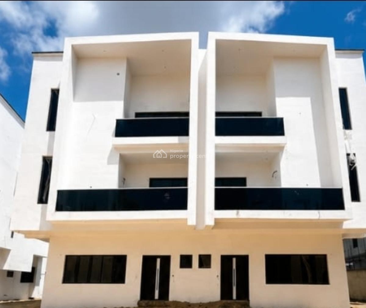 4 Bedroom Semi-detached Duplex, Beach Resort Estate, Behind Nicon Town, Osapa, Lekki, Lagos, Semi-detached Duplex for Sale