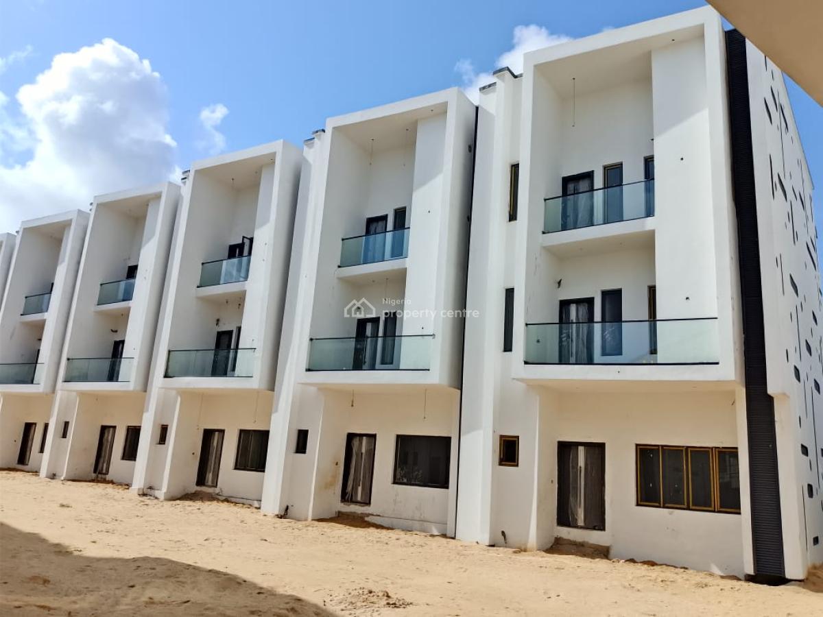 4 Bedroom Terrace Duplex with Bq, Beach Resort Estate, Behind Nicon Town,lekki, Lagos.*, Nicon Town, Lekki, Lagos, Terraced Duplex for Sale