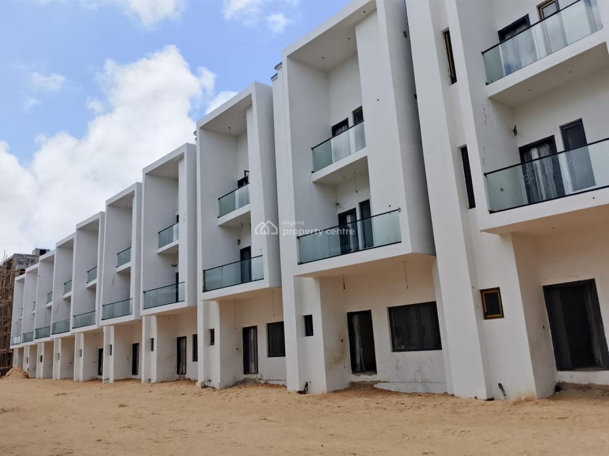 4 Bedroom Terrace Duplex with Bq, Beach Resort Estate, Behind Nicon Town,lekki, Lagos.*, Nicon Town, Lekki, Lagos, Terraced Duplex for Sale