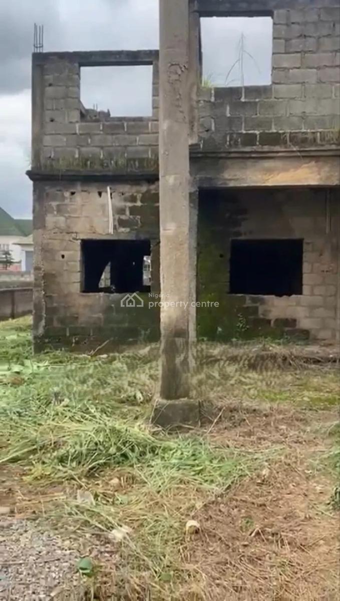 5 Bedroom Fully Detach Carcass Duplex, Lokogoma District, Abuja, Detached Duplex for Sale