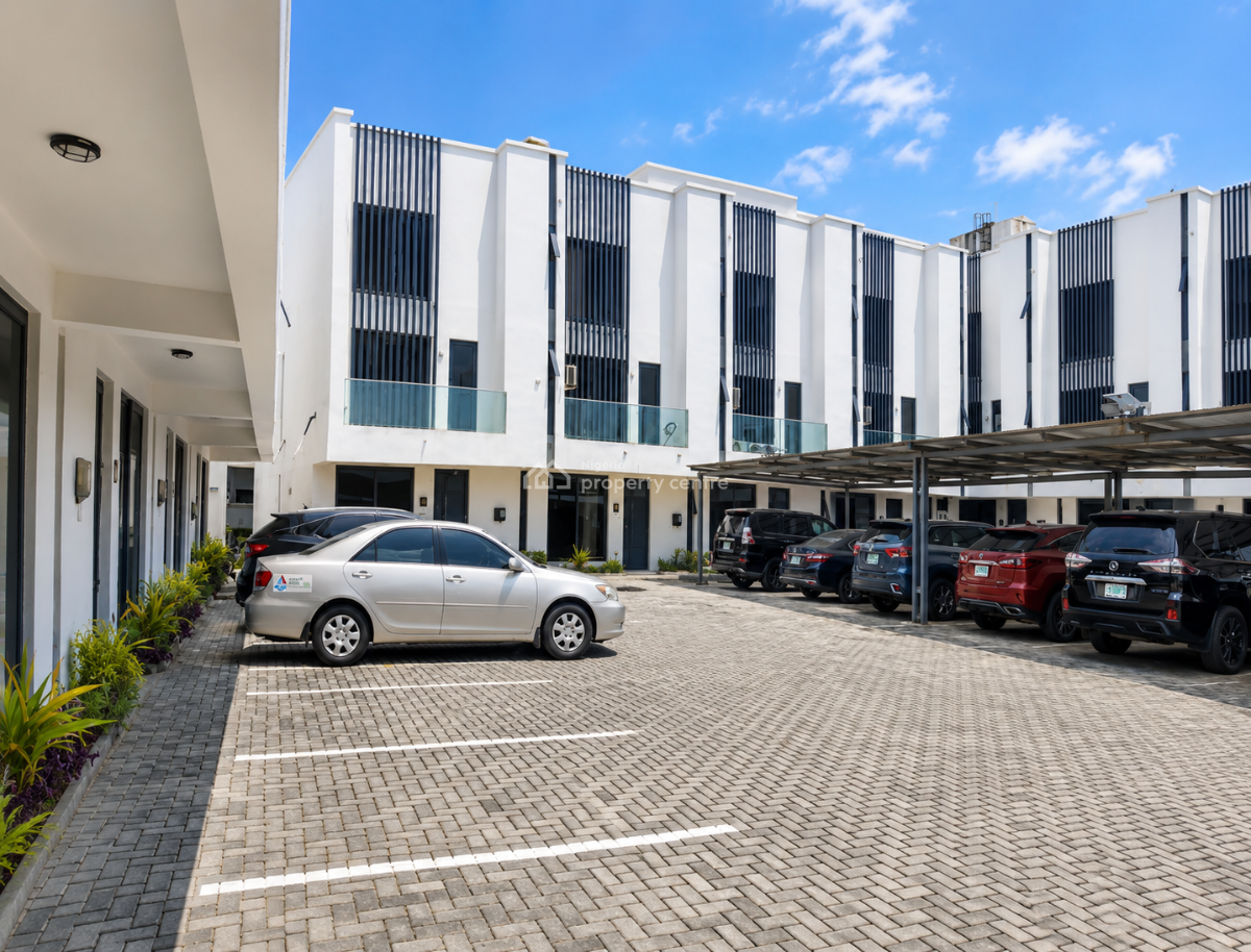 a Collection of 5 Units of 4 Bedroom Terrace Houses with Bq, Ashton Court, Ilasan, Lekki, Lagos, Terraced Duplex for Rent