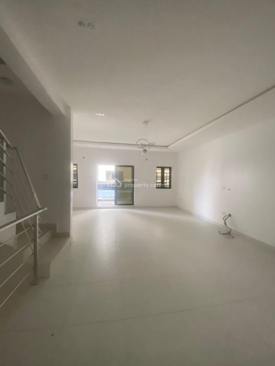 Serviced 3-bedroom Terrace Duplex on 2floors with a Room Bq, Agungi, Lekki, Lagos, Terraced Duplex for Rent