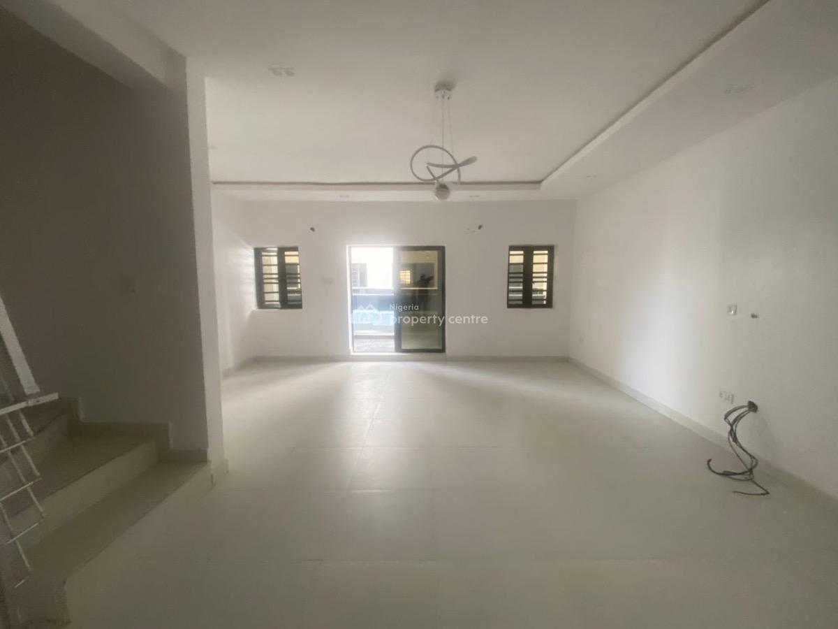 Serviced 3-bedroom Terrace Duplex on 2floors with a Room Bq, Agungi, Lekki, Lagos, Terraced Duplex for Rent