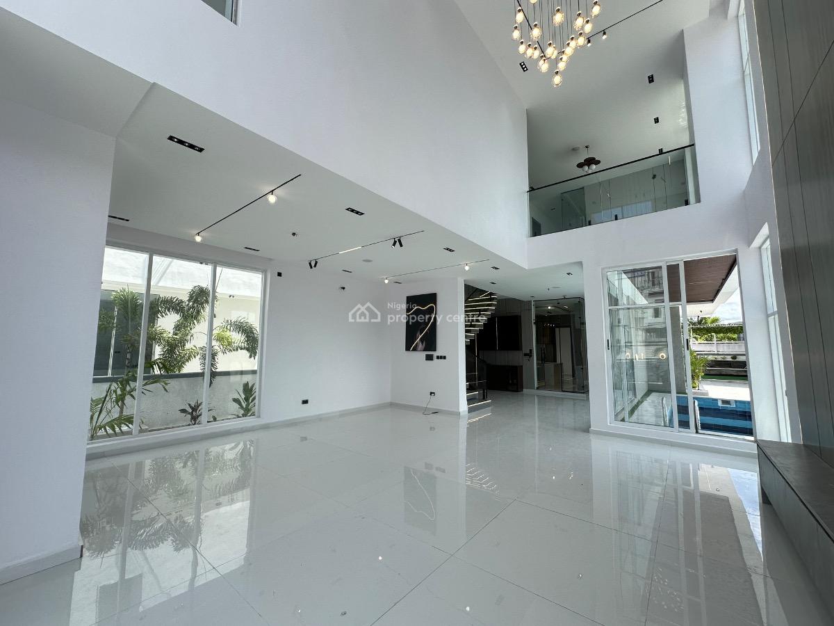 Captivating 5 Bedroom Detached Duplex with Cinema, Swimming Pool & Bq, Ikate, Lekki, Lagos, Detached Duplex for Sale