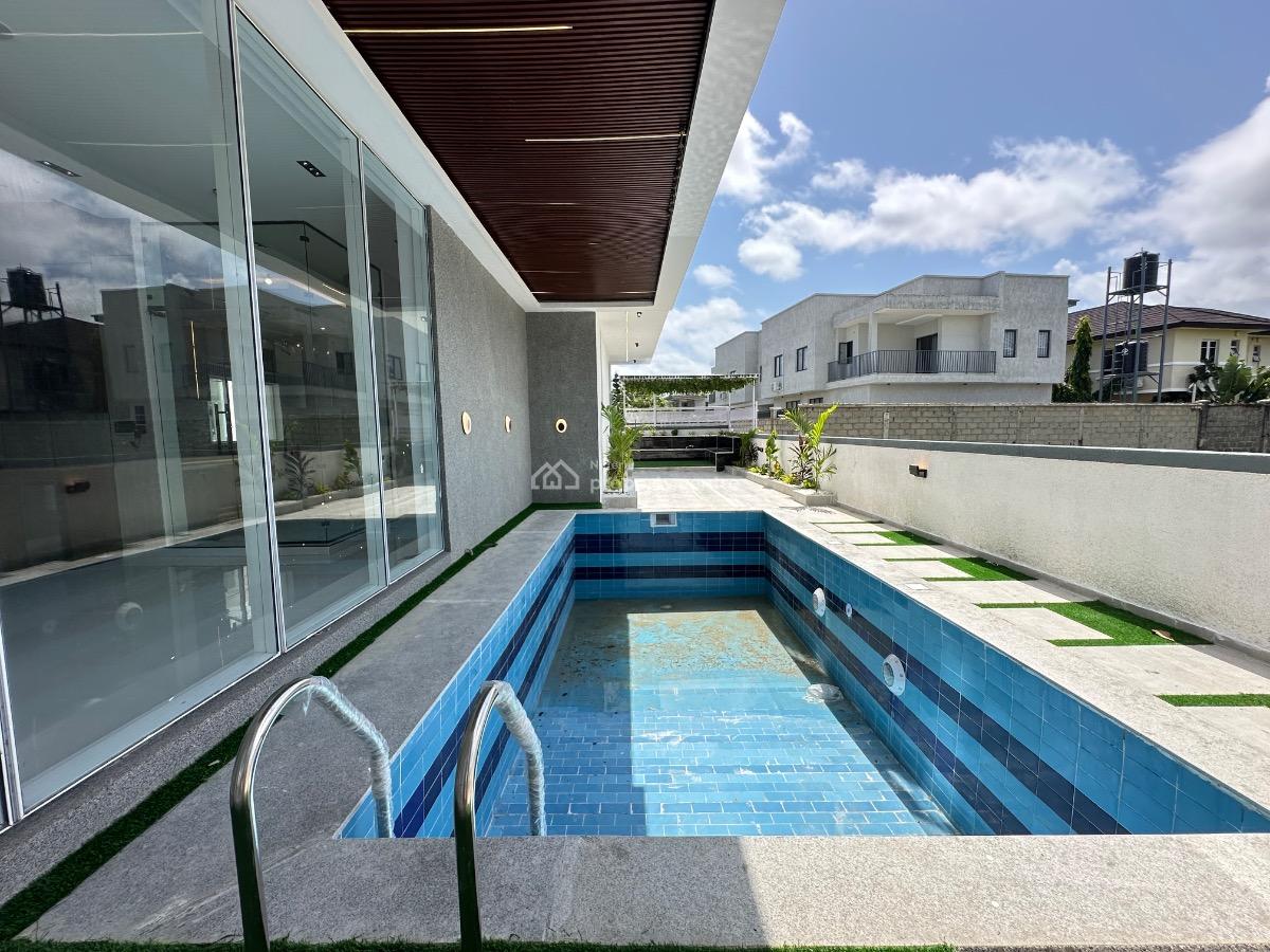 Captivating 5 Bedroom Detached Duplex with Cinema, Swimming Pool & Bq, Ikate, Lekki, Lagos, Detached Duplex for Sale