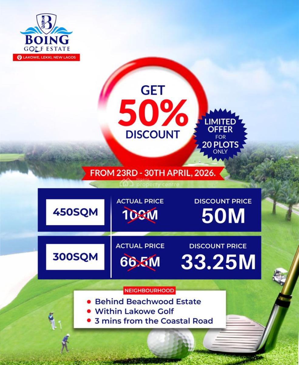 Strategically Located Government Approved Fenced Land, Boibg Golf Estate Inside Lake Golf Estates,, Lakowe, Ibeju Lekki, Lagos, Mixed-use Land for Sale