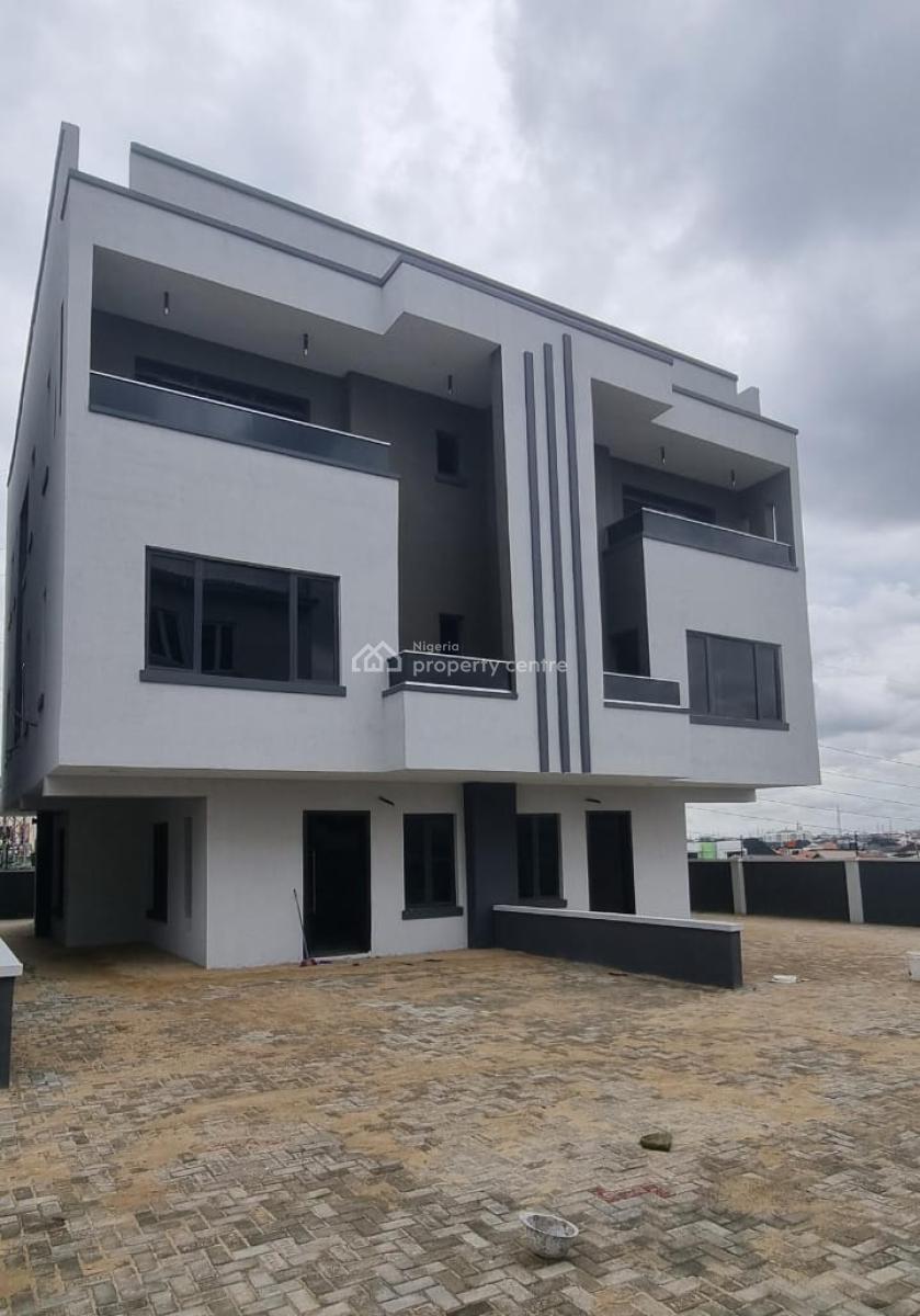 Beautiful 4 Bedrooms Semi Detached Duplex + Bq with Communal Swimming Pool, Gra, Ogudu, Lagos, Semi-detached Duplex for Sale