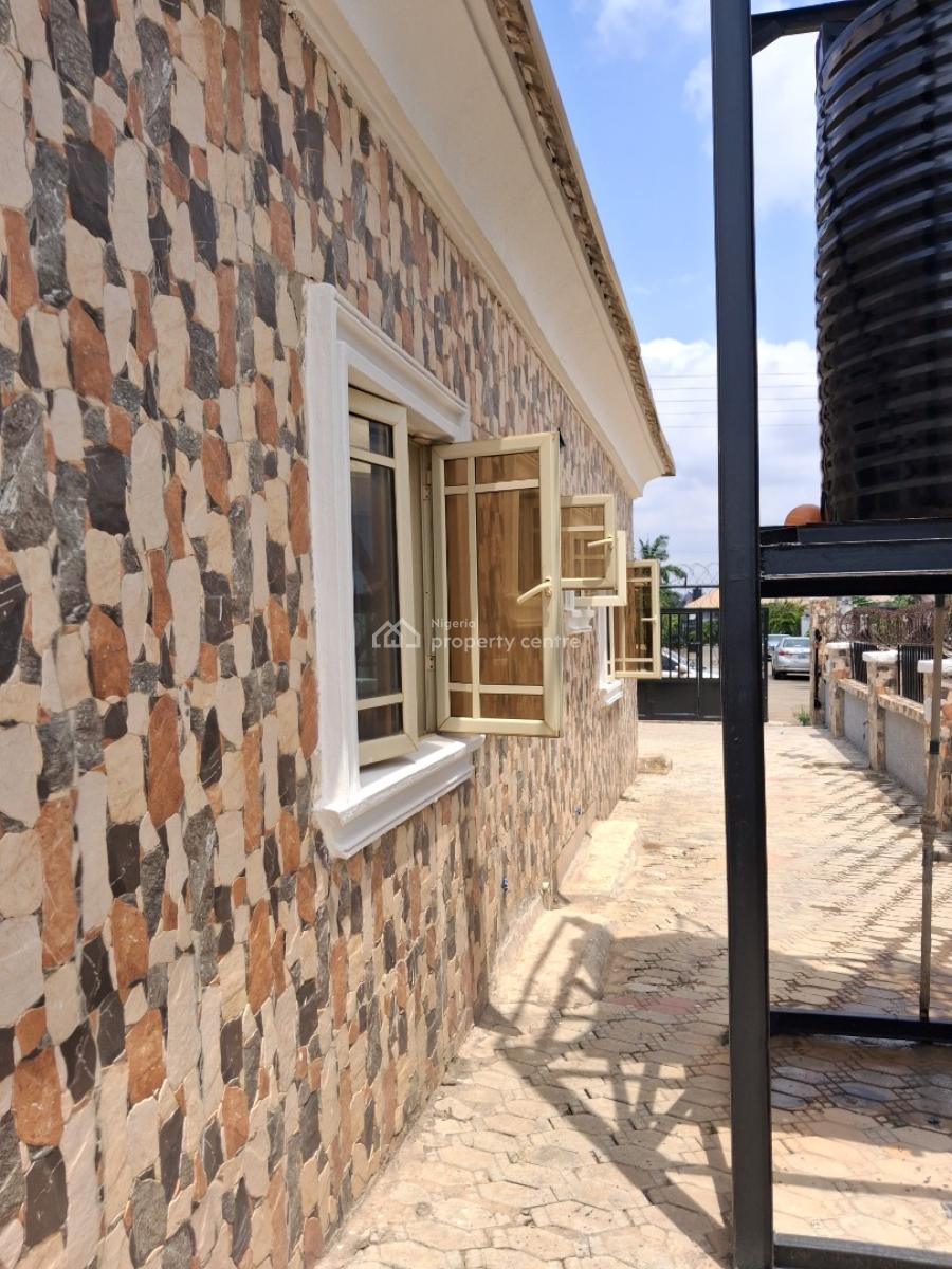 2 Bedroom Semi Detached Bungalow with Personal Gate and Compound, Along Voice of Nigeria Road, Emmanuel Mbaka Boulevard, Airport Road, Lugbe District, Abuja, Semi-detached Bungalow for Rent