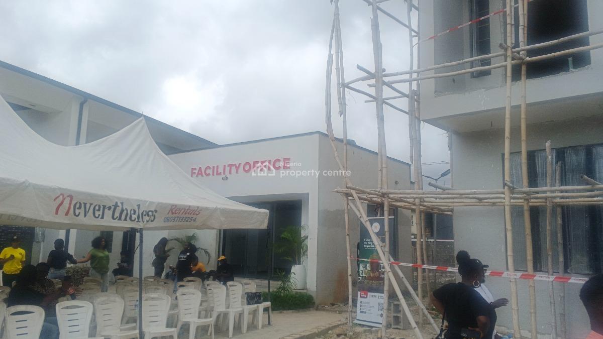 Luxury 4 Bedrooms Terrace Serviced Triplex+b/q, Heirs Residence Opposite Sky Mall, Ogombo, Ajah, Lagos, Terraced Duplex for Sale