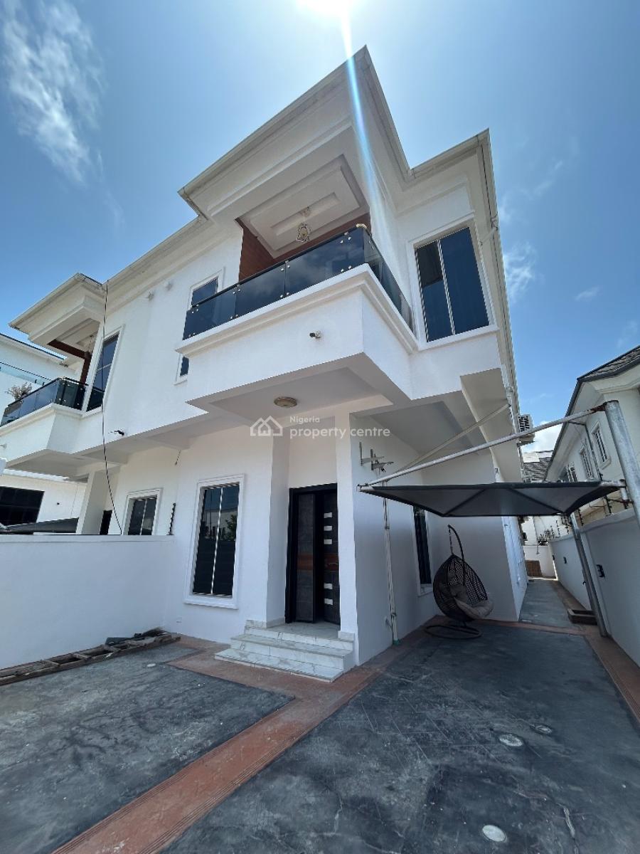 Well Maintained and Spacious 4 Bedroom Semi-detached Duplex with Bq, Chevron Toll Gate, Lekki, Lagos, Semi-detached Duplex for Rent