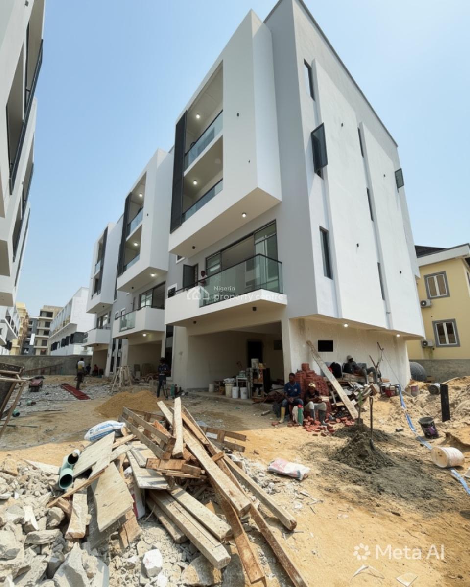 4 Bedroom Terrace Duplex + Bq, Lekki Phase 1, Lekki, Lagos, Terraced Duplex for Sale