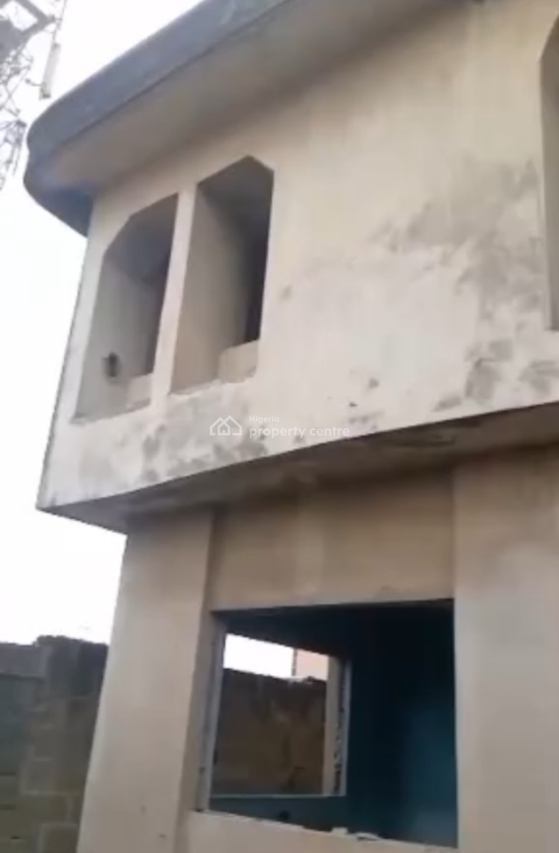 a Land with Five Bedrooms Duplex  + Two Bedroom on It, Iyana Ipaja, Ipaja, Lagos, Land for Sale