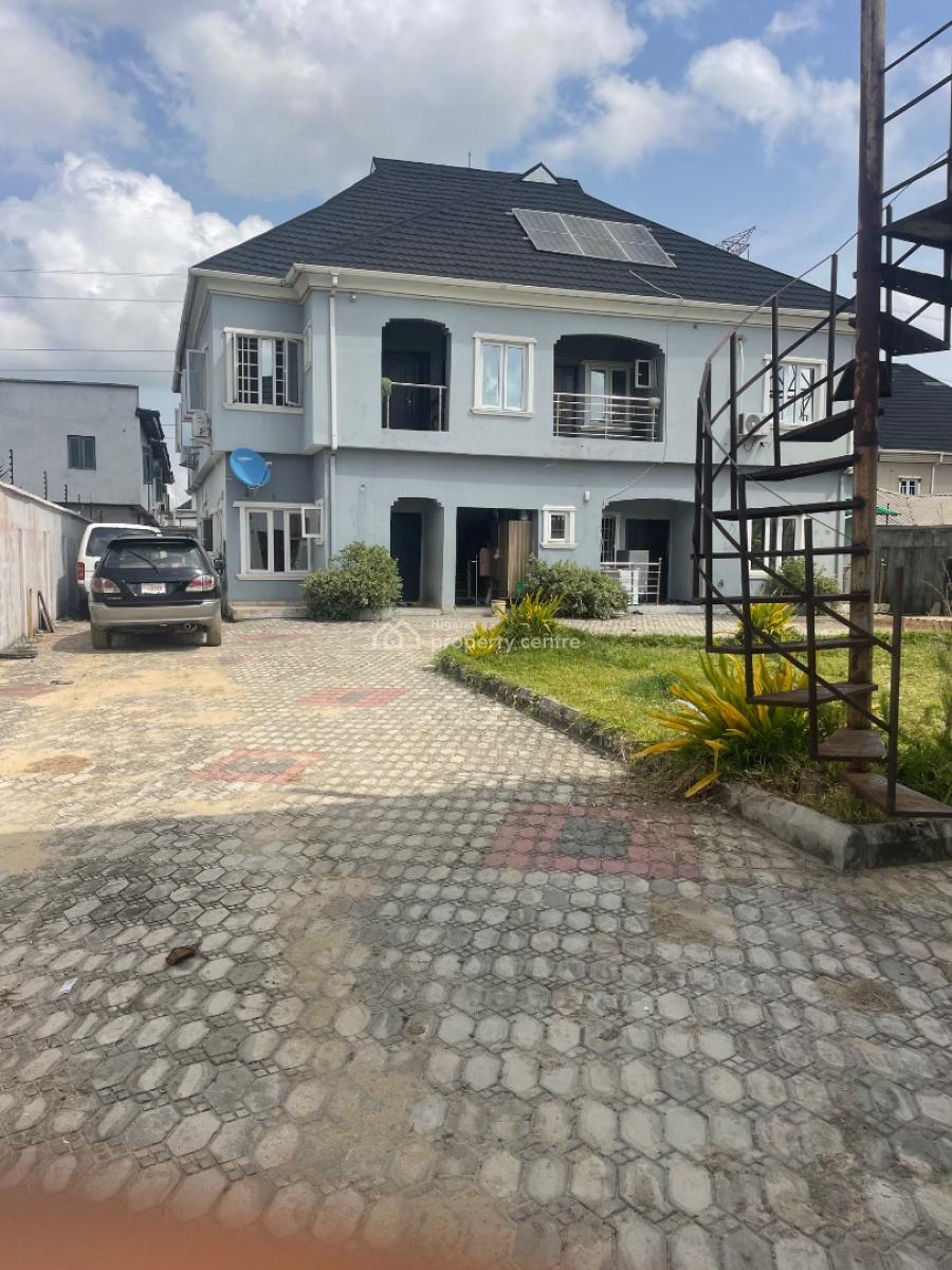 Luxury 2 Bedroom Upstairs 4 in a Beautiful Compound, Ado, Ajah, Lagos, House for Rent
