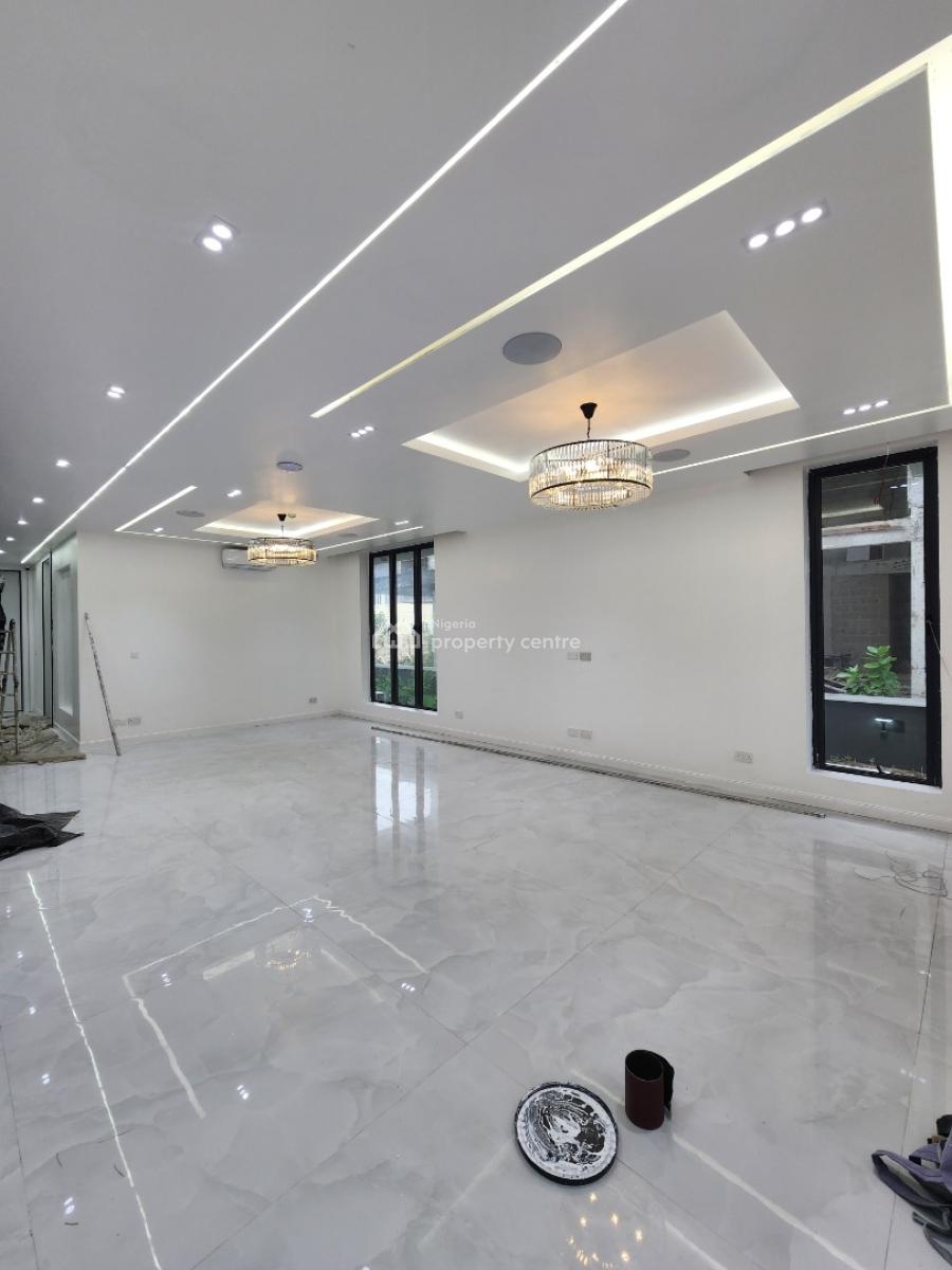 Contemporary 5 Bedroom Semi Detached Duplex + Bq, Cinema, Open Terrace, 1 Unit Left of This Modern Semi Detached Duplex in Cowrie Creek Estate, Ikate, Lekki, Lagos, Semi-detached Duplex for Sale