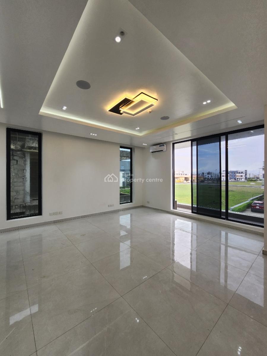 Contemporary 5 Bedroom Semi Detached Duplex + Bq, Cinema, Open Terrace, 1 Unit Left of This Modern Semi Detached Duplex in Cowrie Creek Estate, Ikate, Lekki, Lagos, Semi-detached Duplex for Sale
