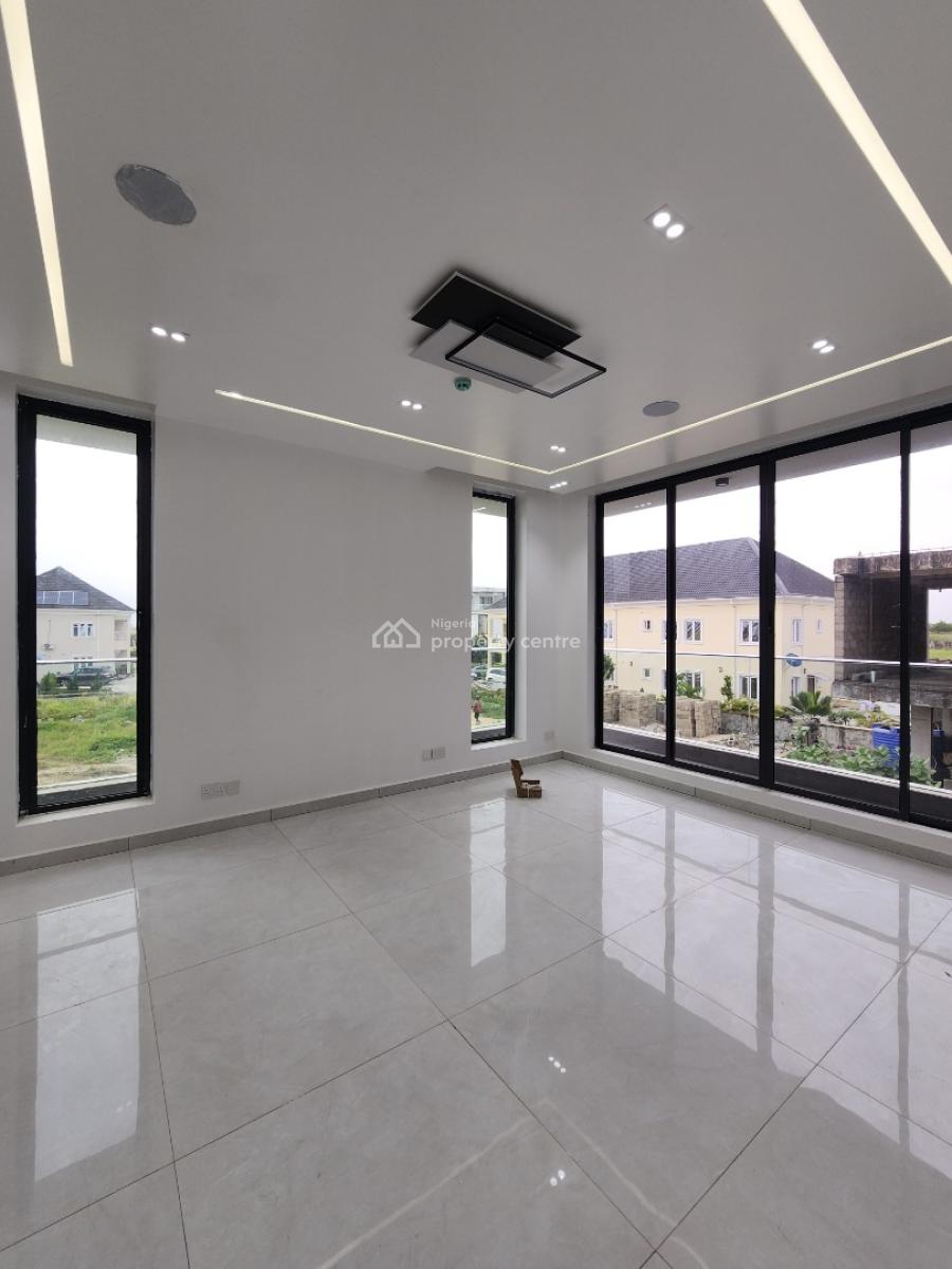 Contemporary 5 Bedroom Semi Detached Duplex + Bq, Cinema, Open Terrace, 1 Unit Left of This Modern Semi Detached Duplex in Cowrie Creek Estate, Ikate, Lekki, Lagos, Semi-detached Duplex for Sale