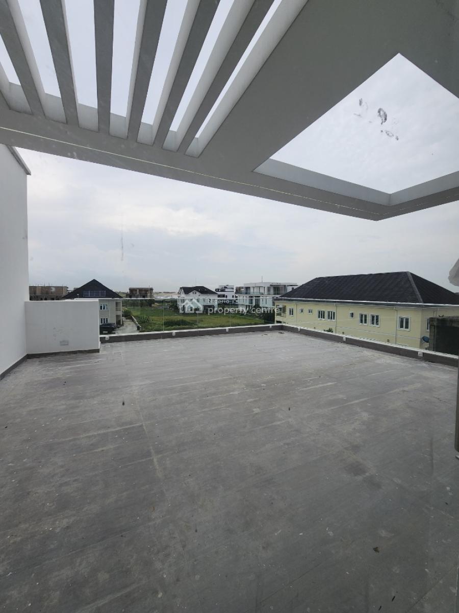 Contemporary 5 Bedroom Semi Detached Duplex + Bq, Cinema, Open Terrace, 1 Unit Left of This Modern Semi Detached Duplex in Cowrie Creek Estate, Ikate, Lekki, Lagos, Semi-detached Duplex for Sale