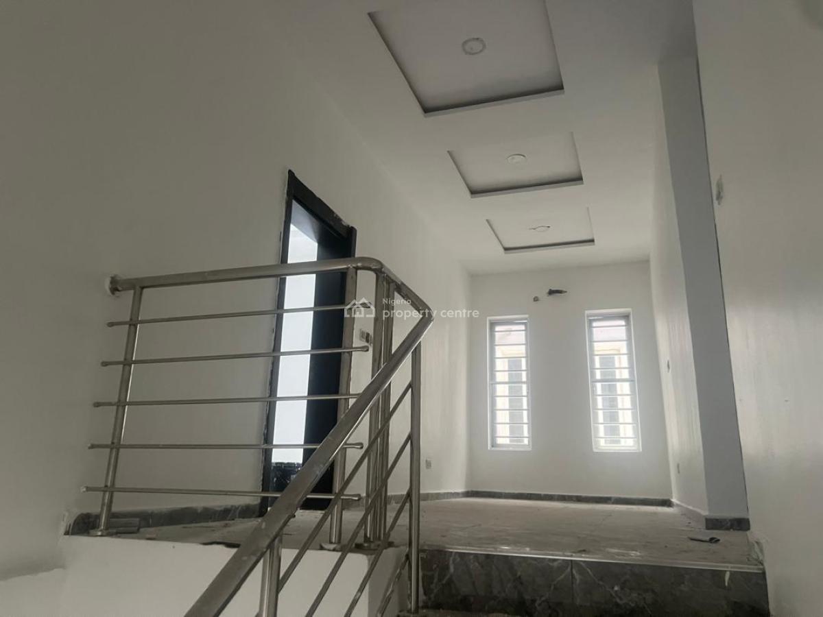 Self Compound 4 Bedroom Semi-detached Duplex with Bq, Chevron, Lekki, Lagos, Semi-detached Duplex for Rent