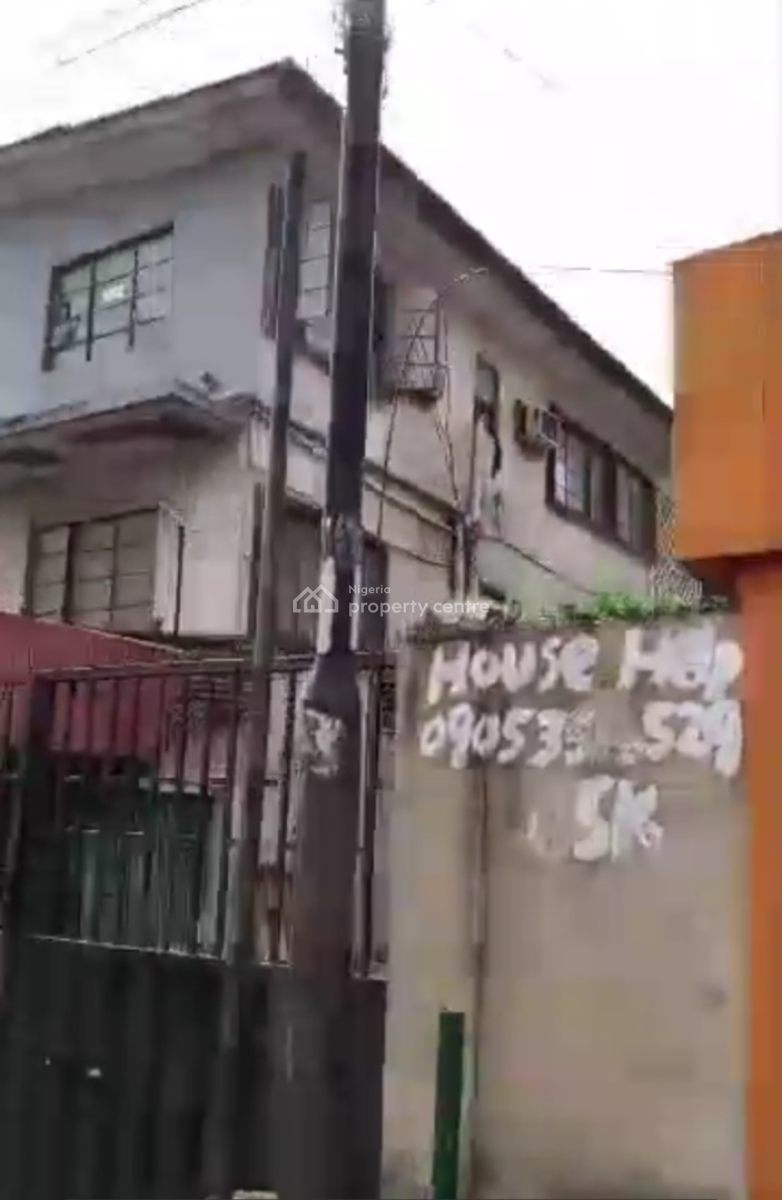 a Cornerpiece Land with Two Wings of Two Storey Building, Ikeja, Lagos, Commercial Property for Sale