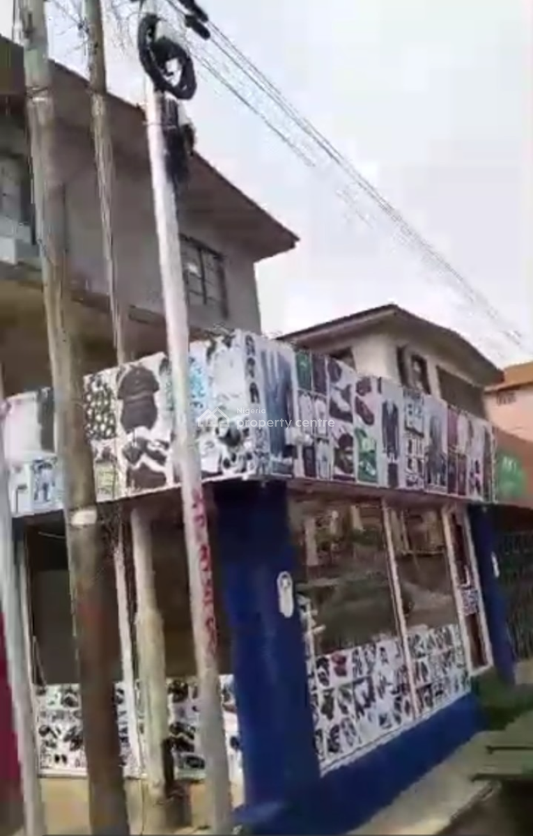a Cornerpiece Land with Two Wings of Two Storey Building, Ikeja, Lagos, Commercial Property for Sale