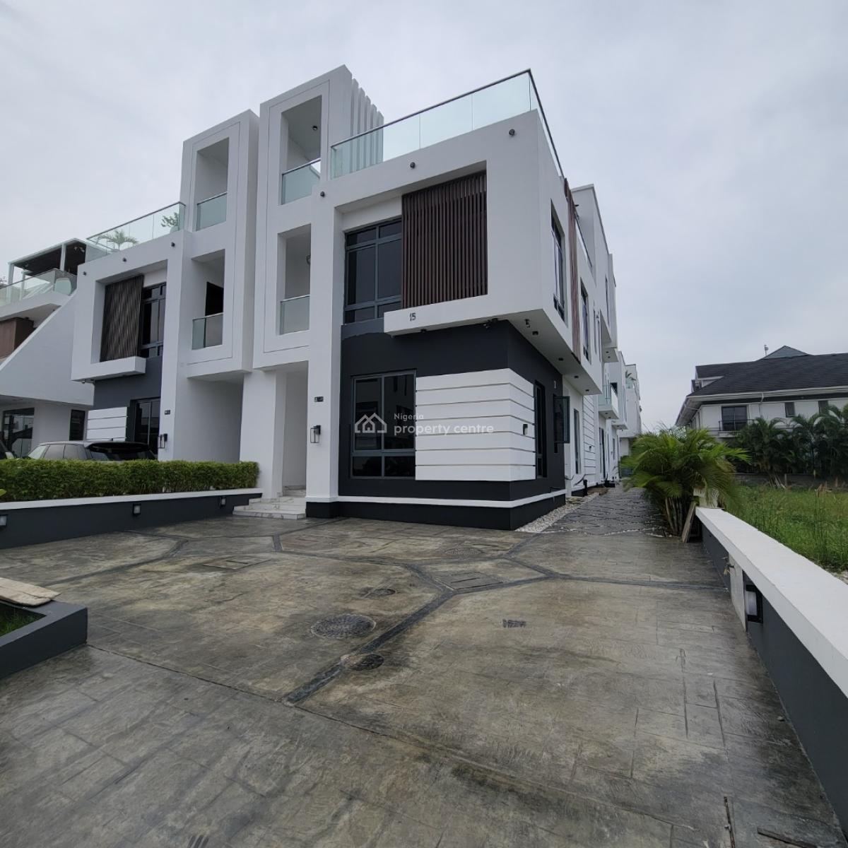 Magnificent 5bedroom Semi Detached Duplex with a Pool and a Bq, Ikate, Lekki, Lagos, Semi-detached Duplex for Sale